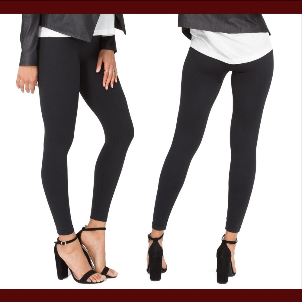 NEW $68 SPANX [ XL‎ ] Look at Me Now Seamless Leggings in Black